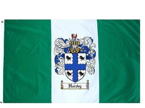 Hardey family crest coat of arms flag