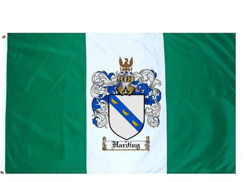 Harding family crest coat of arms flag