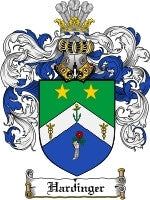 Hardinger coat of arms family crest download