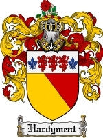 Hardyment coat of arms family crest download