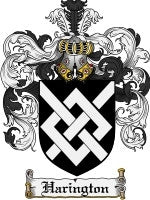 Harington coat of arms family crest download