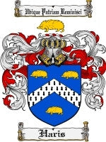 Haris coat of arms family crest download