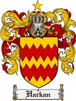 Harkan coat of arms family crest download