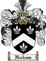 Harkass coat of arms family crest download