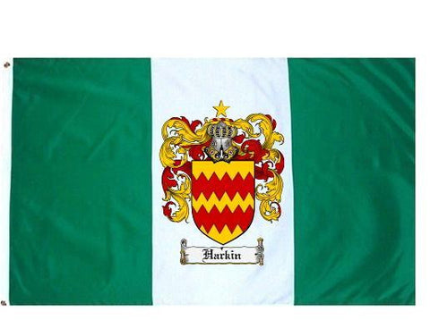 Harkin Coat Of Arms Flag   Family Crest Flag – Family Crests   Coat Of 