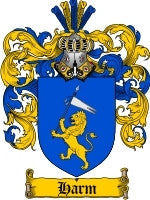 Harm coat of arms family crest download