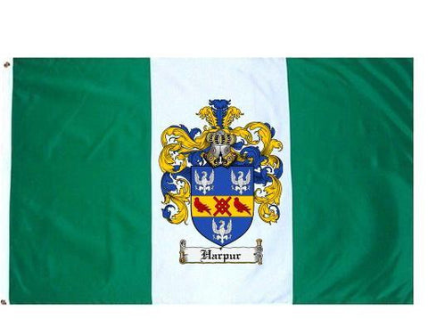 Harpur family crest coat of arms flag