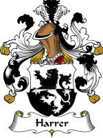 Harrer coat of arms family crest download