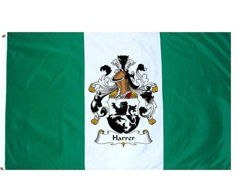 Harrer family crest coat of arms flag