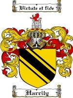 Harrily coat of arms family crest download