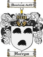Harryes coat of arms family crest download
