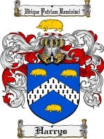 Harrys coat of arms family crest download