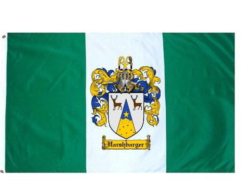 Harshbarger family crest coat of arms flag