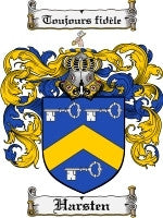 Harsten coat of arms family crest download