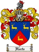 Harte coat of arms family crest download