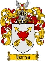 Harten coat of arms family crest download