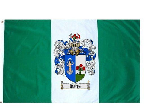 Hartje family crest coat of arms flag