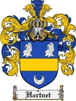 Hartnet coat of arms family crest download