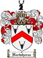 Hartshorne coat of arms family crest download