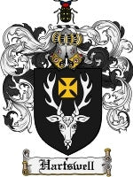 Hartswell coat of arms family crest download
