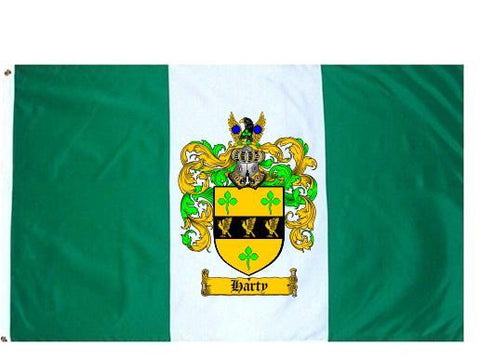 Harty family crest coat of arms flag