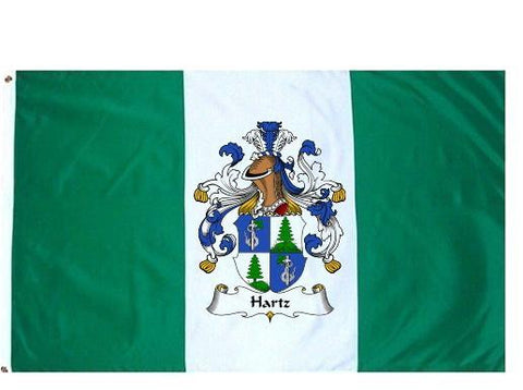 Hartz family crest coat of arms flag