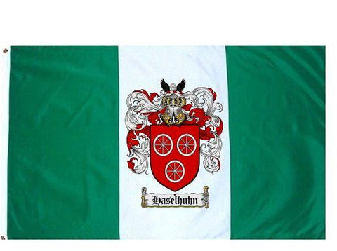 Haselhuhn family crest coat of arms flag