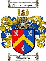Haskin coat of arms family crest download