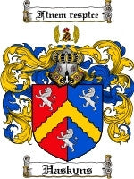 Haskyns coat of arms family crest download