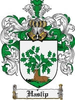 Haslip coat of arms family crest download