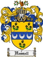 Hassall coat of arms family crest download