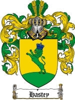 Hastey coat of arms family crest download