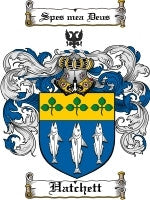 Hatchett coat of arms family crest download