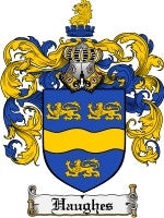Haughes coat of arms family crest download