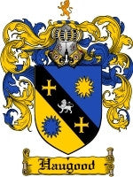 Haugood coat of arms family crest download