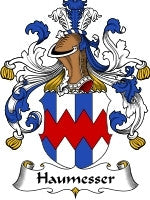Haumesser coat of arms family crest download