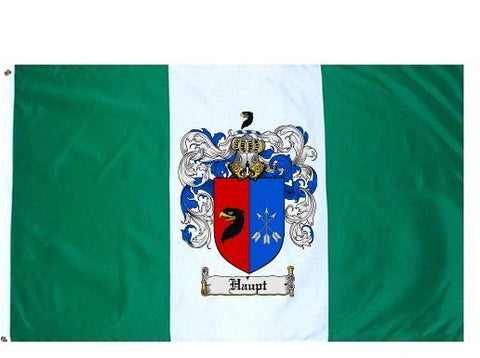 Haupt family crest coat of arms flag