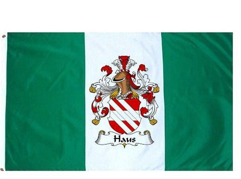 Haus family crest coat of arms flag