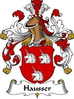 Hausser coat of arms family crest download