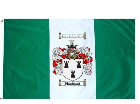 Haviland family crest coat of arms flag