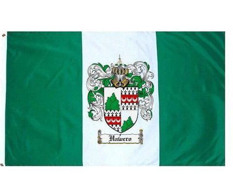 Hawcro family crest coat of arms flag