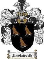 Hawkeworth coat of arms family crest download