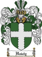Hawly coat of arms family crest download