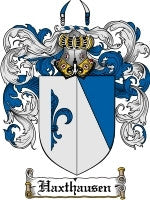 Haxthausen coat of arms family crest download