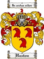 Haxton coat of arms family crest download