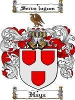 Haya coat of arms family crest download