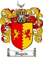 Haynie coat of arms family crest download