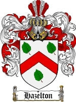 Hazelton coat of arms family crest download