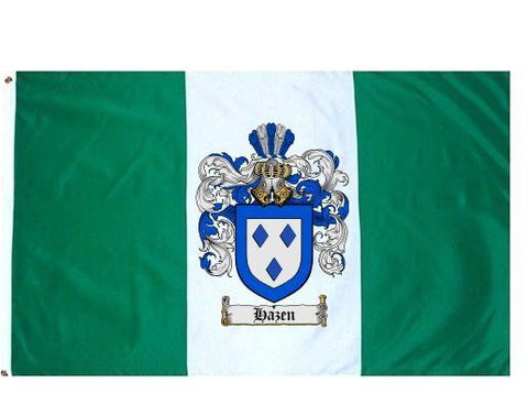 Hazen family crest coat of arms flag