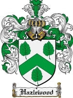 Hazlewood coat of arms family crest download